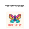 BUTTERFLY PRINT MULTIPURPOSE JEWELRY ORGANIZER SET CUSTOMISER