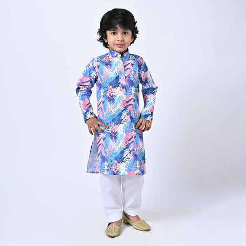 VIBRANT FLORAL KURTA