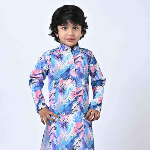 VIBRANT FLORAL KURTA
