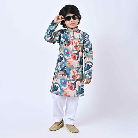 ABSTRACT MULTI COLOUR KURTA