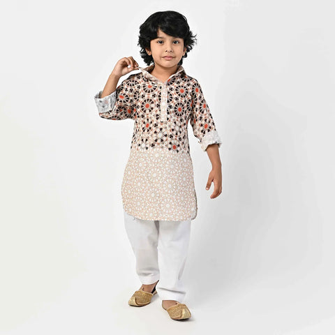 ABSTRACT PRINTED KIDS PATHANI