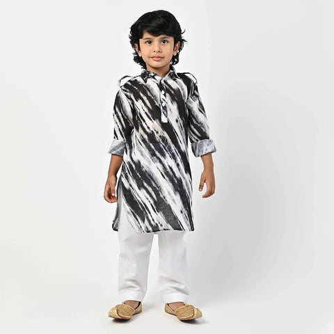 ABSTRACT PRINTED KIDS PATHANI