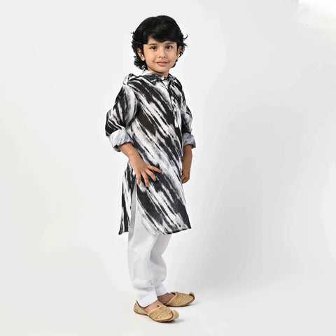 ABSTRACT PRINTED KIDS PATHANI