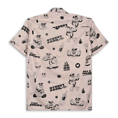 COLOURFUL CARTOON CHARACTER PRINTED SHIRT