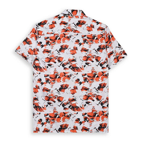 HARMONIOUS BLEND OF COLOURS PRINTED SHIRT