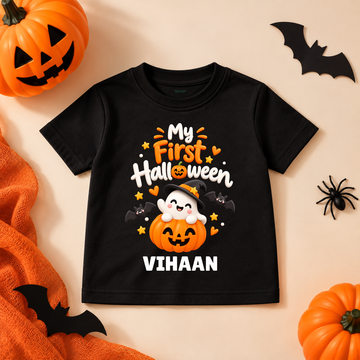 My First Halloween Pumpkin Kids T-Shirt