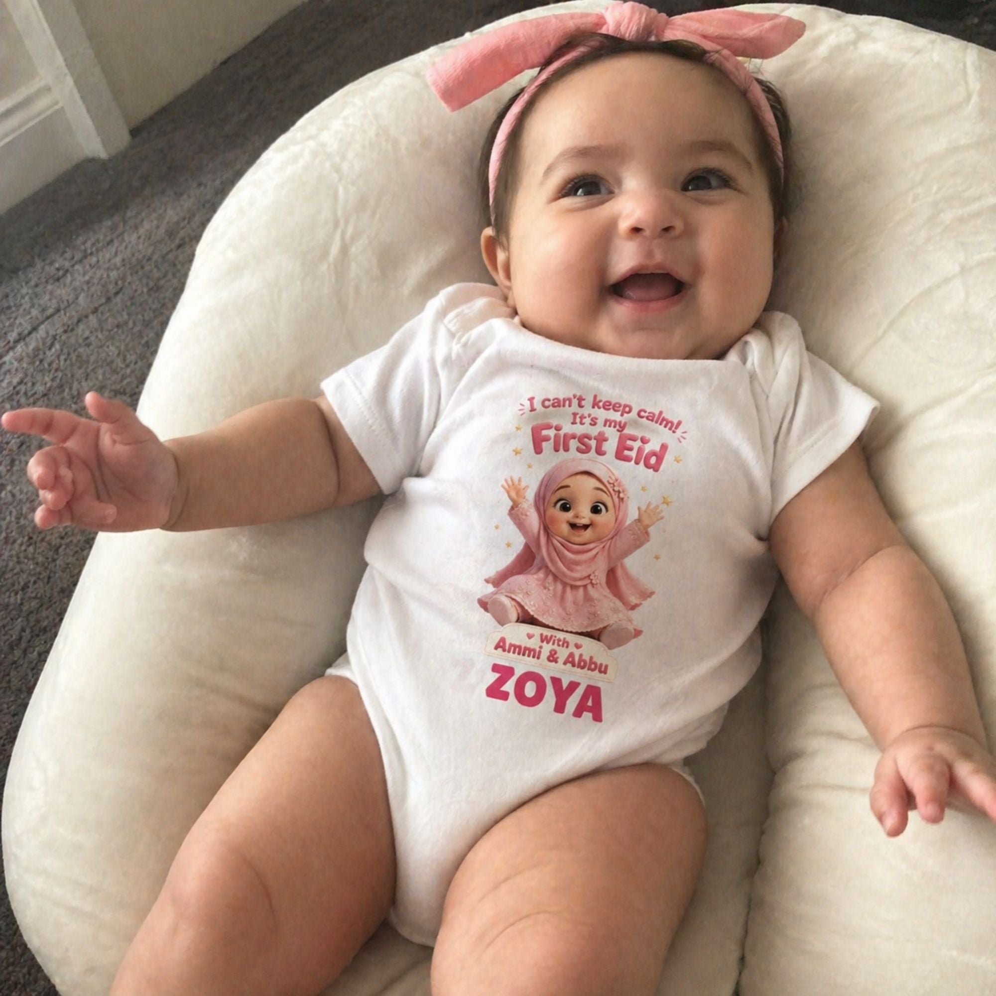 Little Princess I Cant Keep Calm Its My First Eid Family Celebration Dream