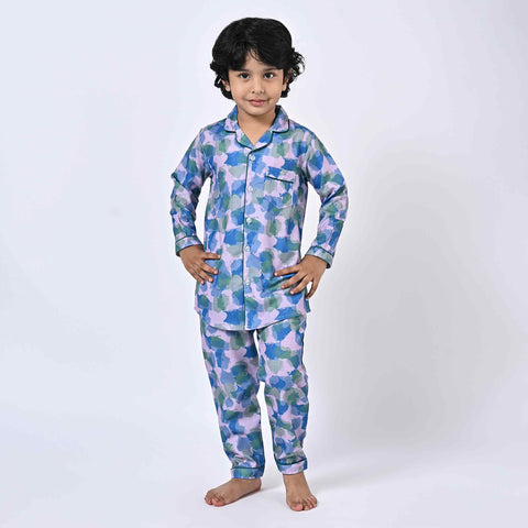 Mix Match Printed Kids Night Suit