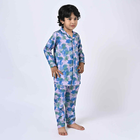 Mix Match Printed Kids Night Suit