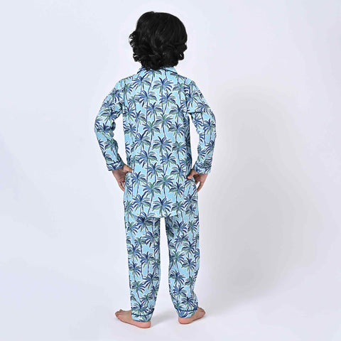 Tropical Printed Kids Night Suit