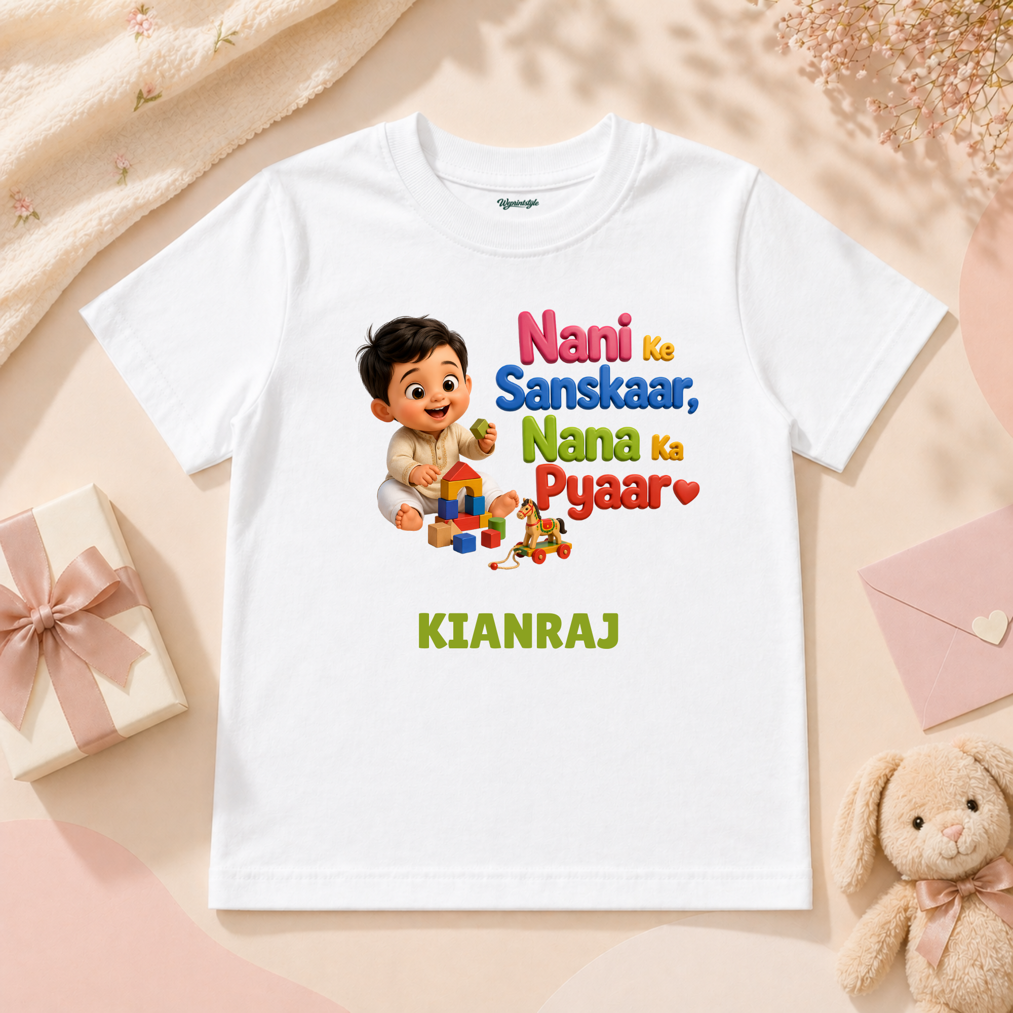 Nana Nani Ka Sabse Pyara Gift Tiny Bundle Of Happiness And Sweet Love