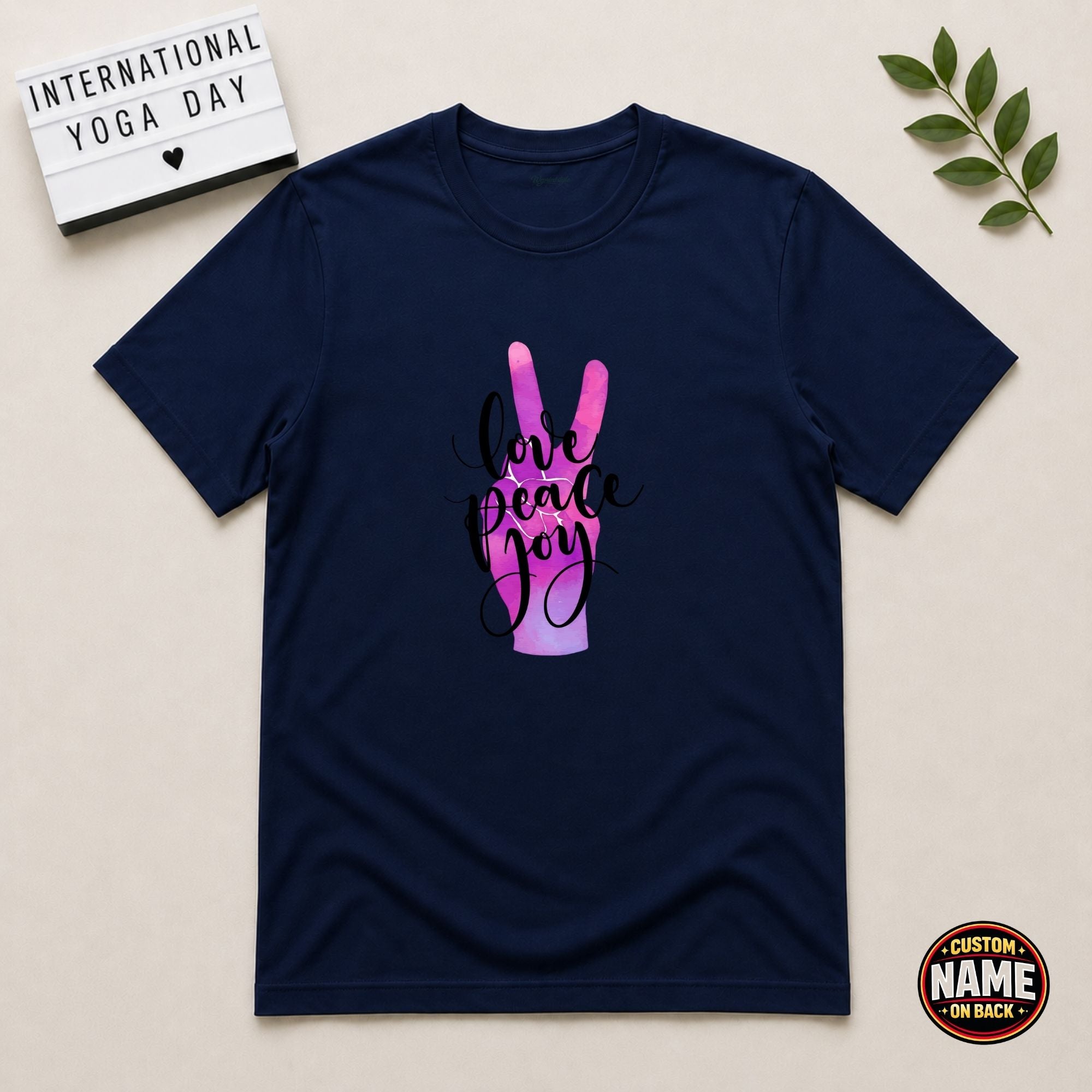 Love Peace Yoga Tshirt