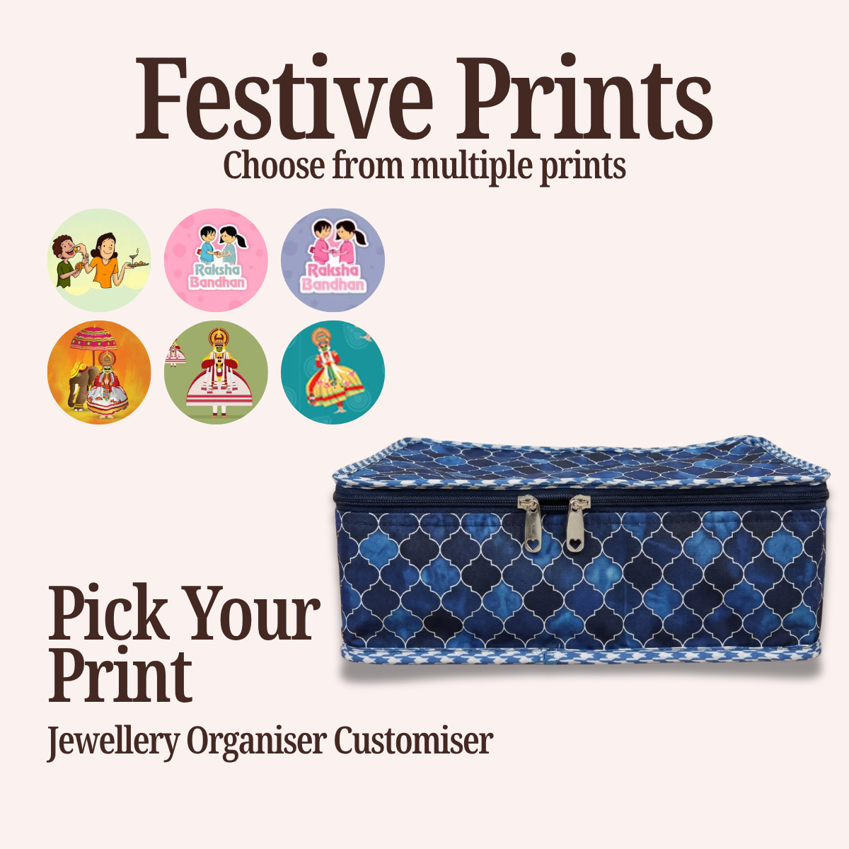 FESTIVE JEWELRY ORGANIZER  CUSTOMISER