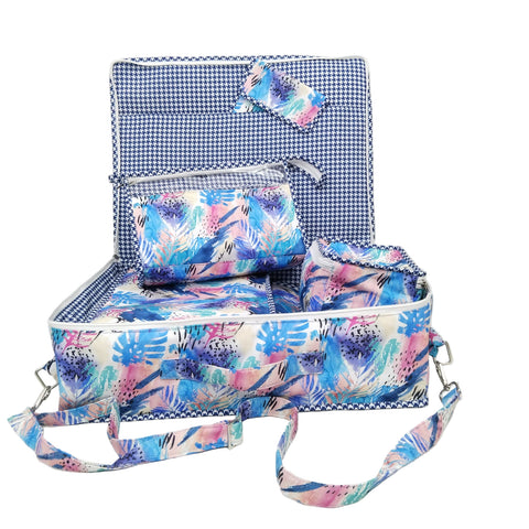 INDIGO PALM SPLASH PRINT 8 PIECE KIDS GIFT SET