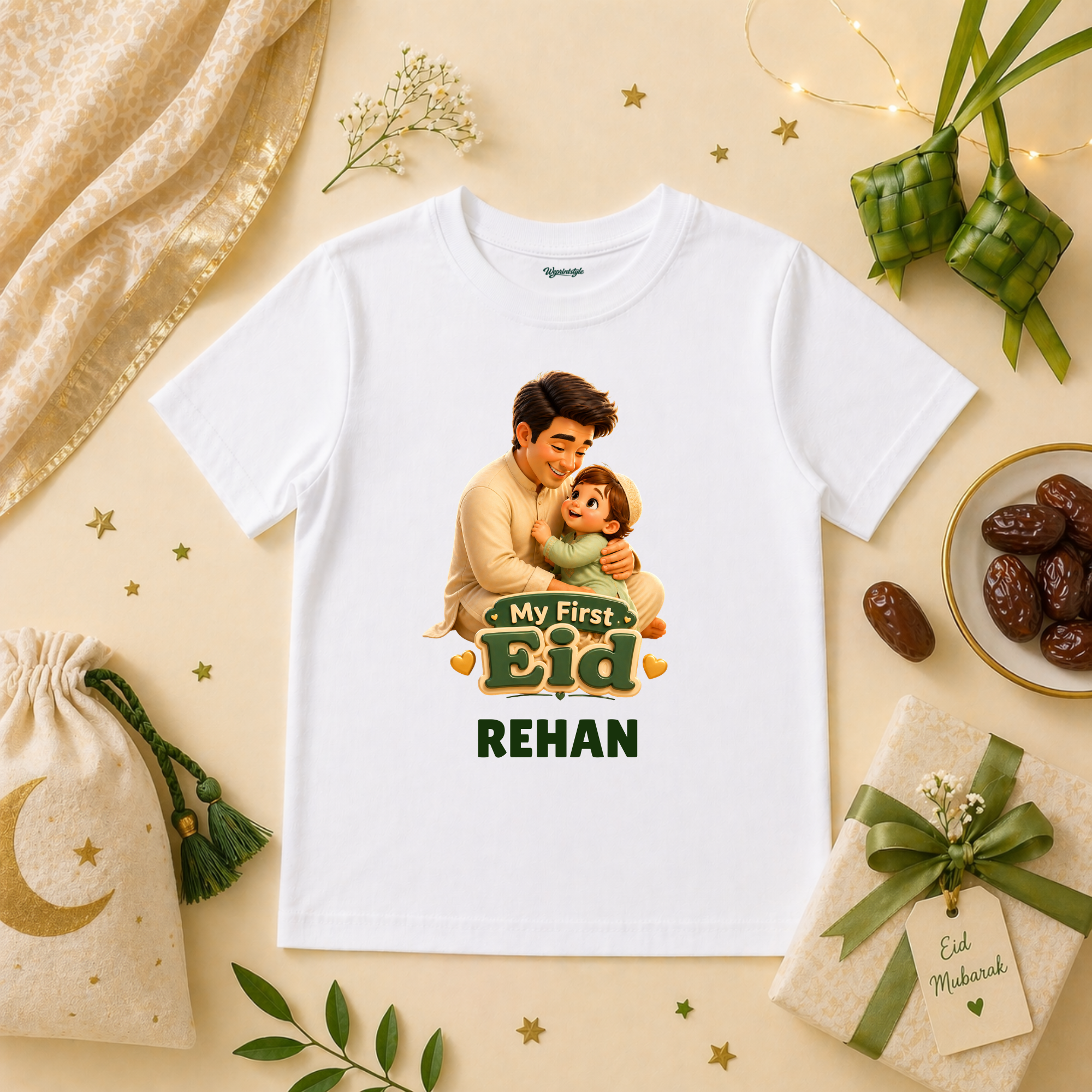 Heartwarming Father And Baby Boy My First Eid Celebration