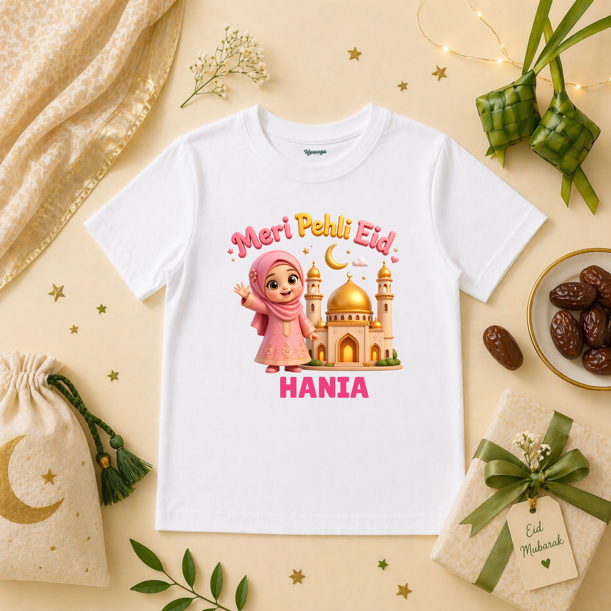 Meri Pehli Eid Baby Girl Little Princess Moonlight Blessing Celebration
