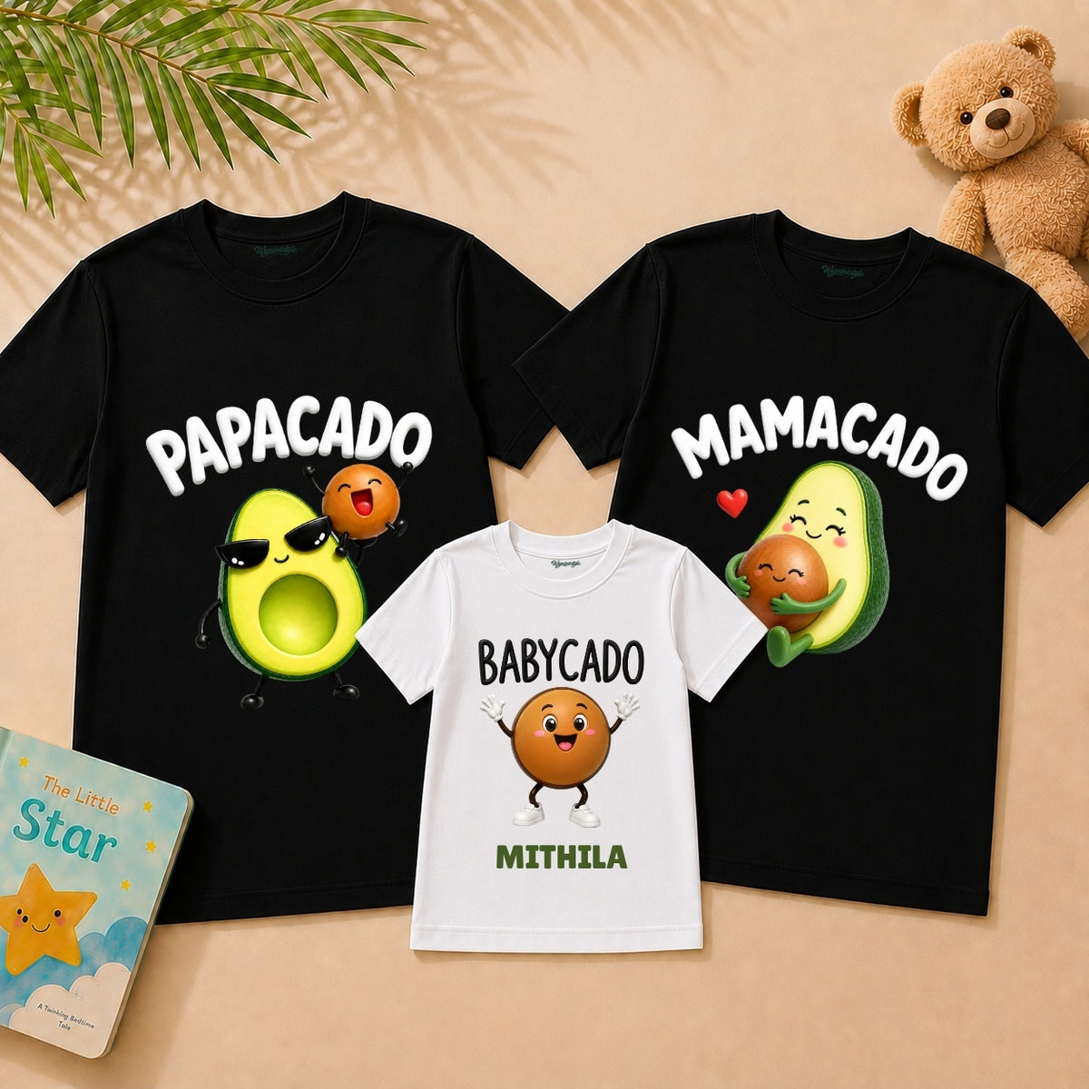 Papacado Mamacado Kids Combo T-Shirt