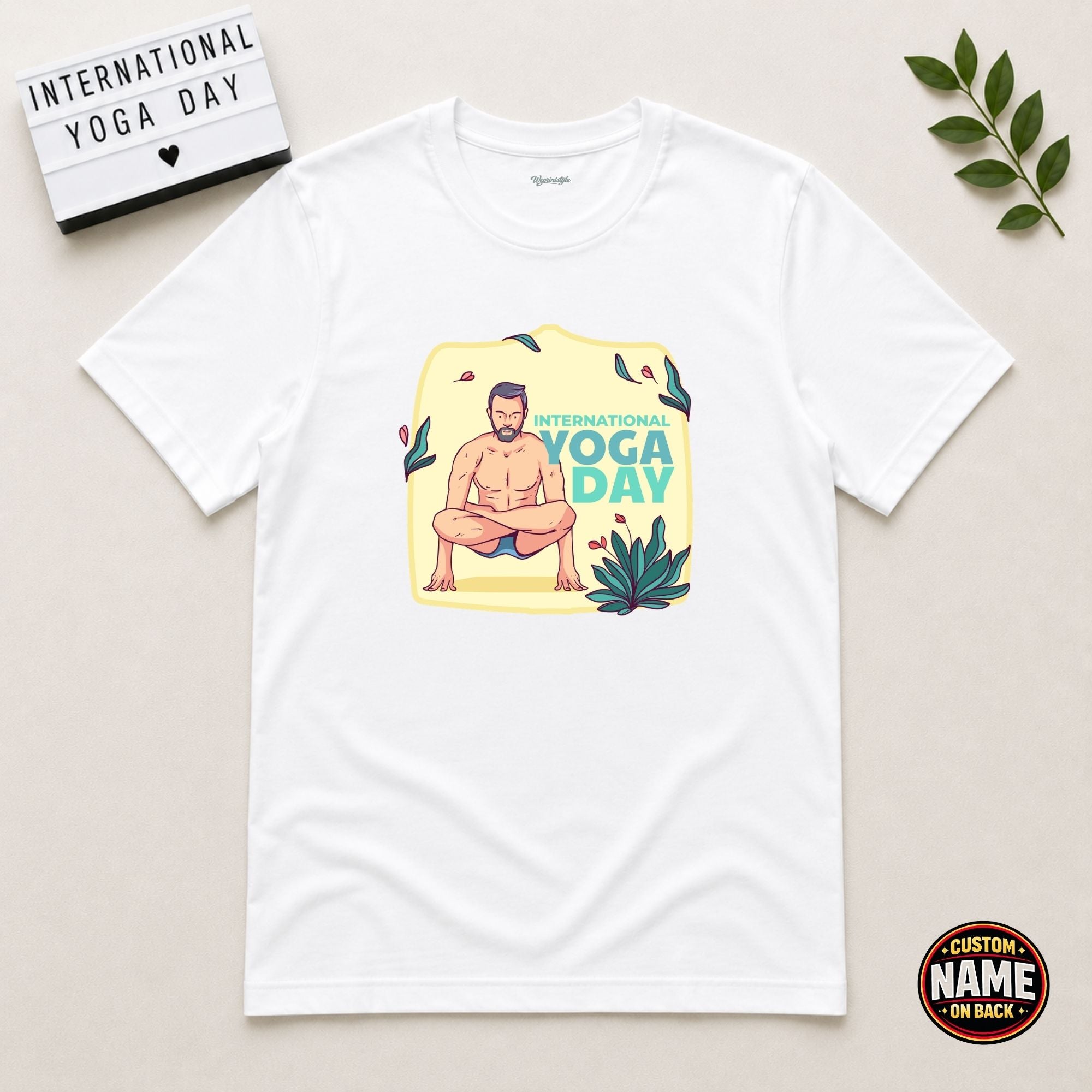Mind Body Soul International Yoga day Tshirt