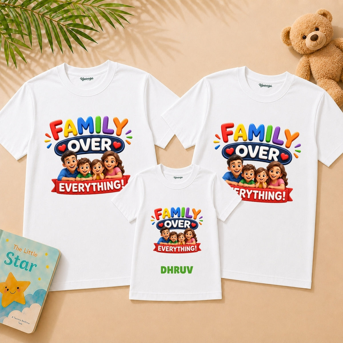 Family Over Everything Kids Combo T-Shirt