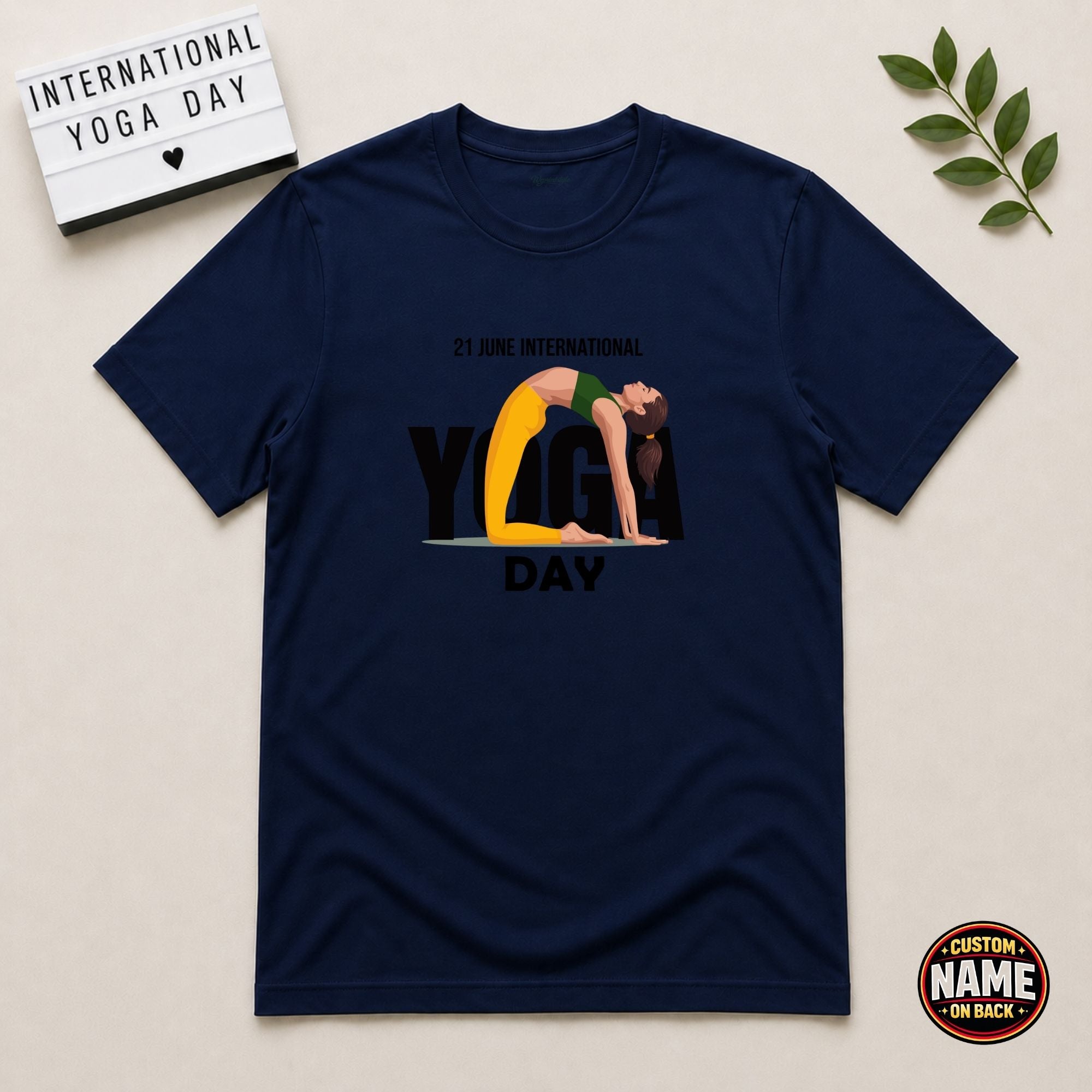 21st June Yoga day Tshirt