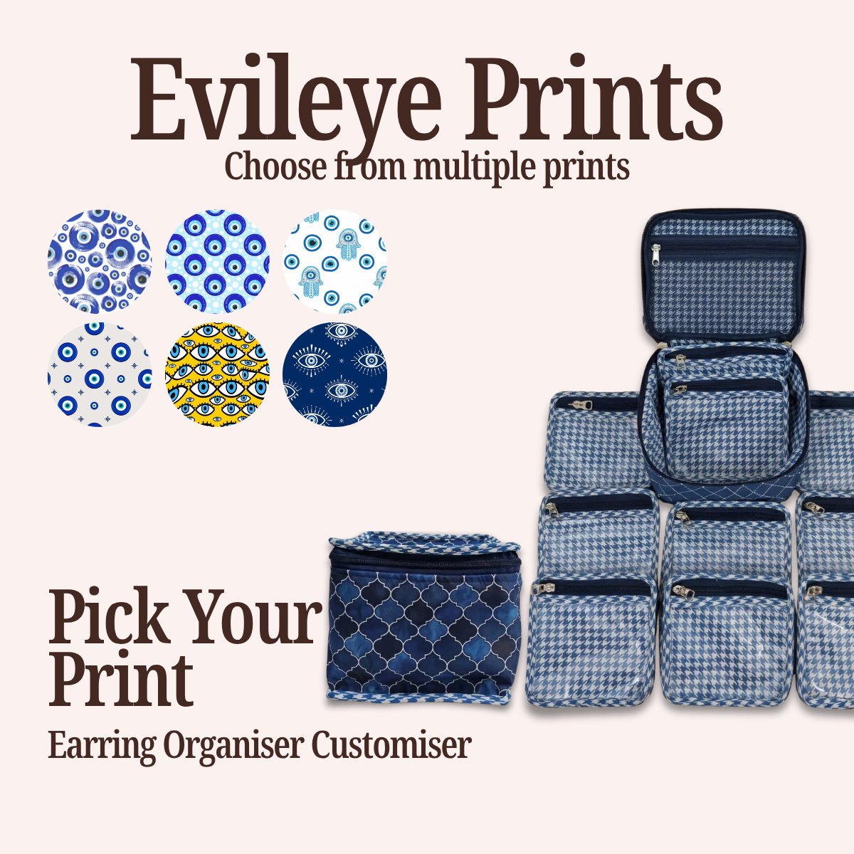 EVIL EYE EARRING ORGANIZER CUSTOMISER