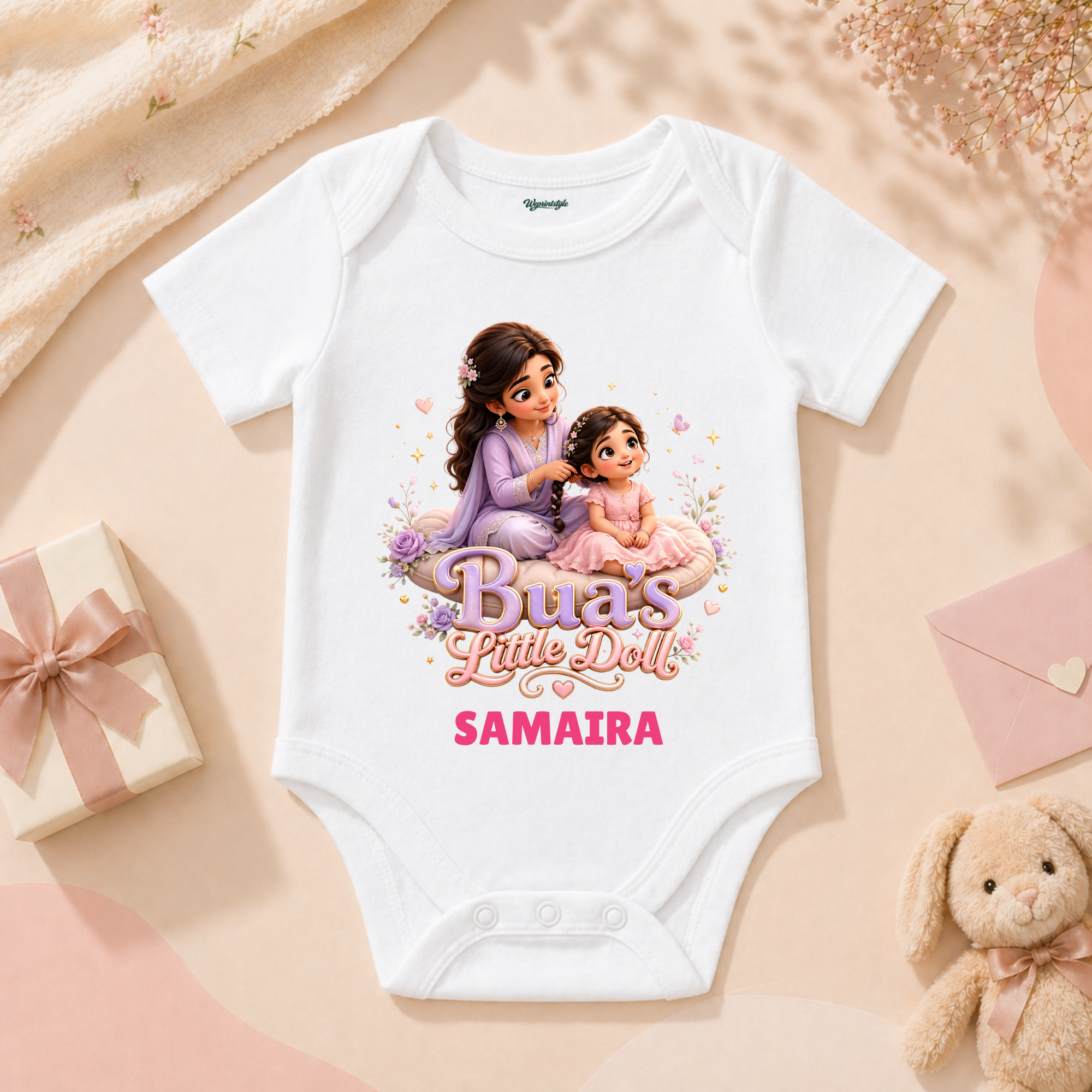 Bua’s Little Doll Adorable Baby Girl With Aunt Care And Happy Moments