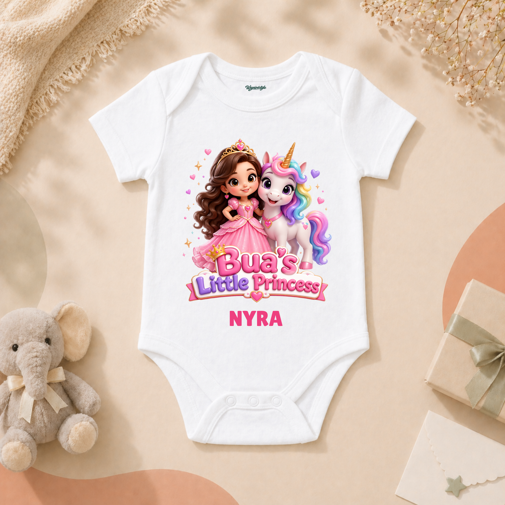 Bua’s Little Princess Unicorn Magic Theme With Cute Baby Girl Fantasy Love