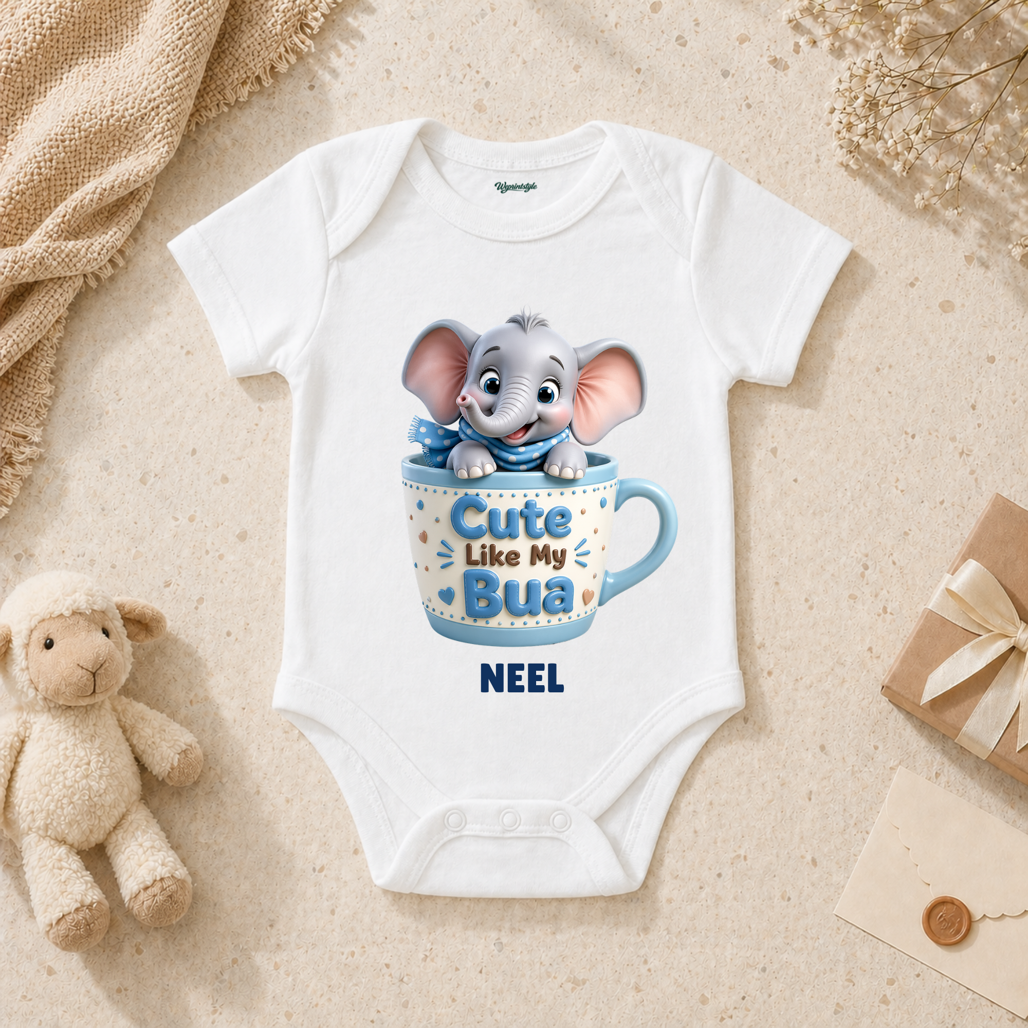 Playful Little Lion Football Champion Baby Outfit With Trophy And Go Team Vibes