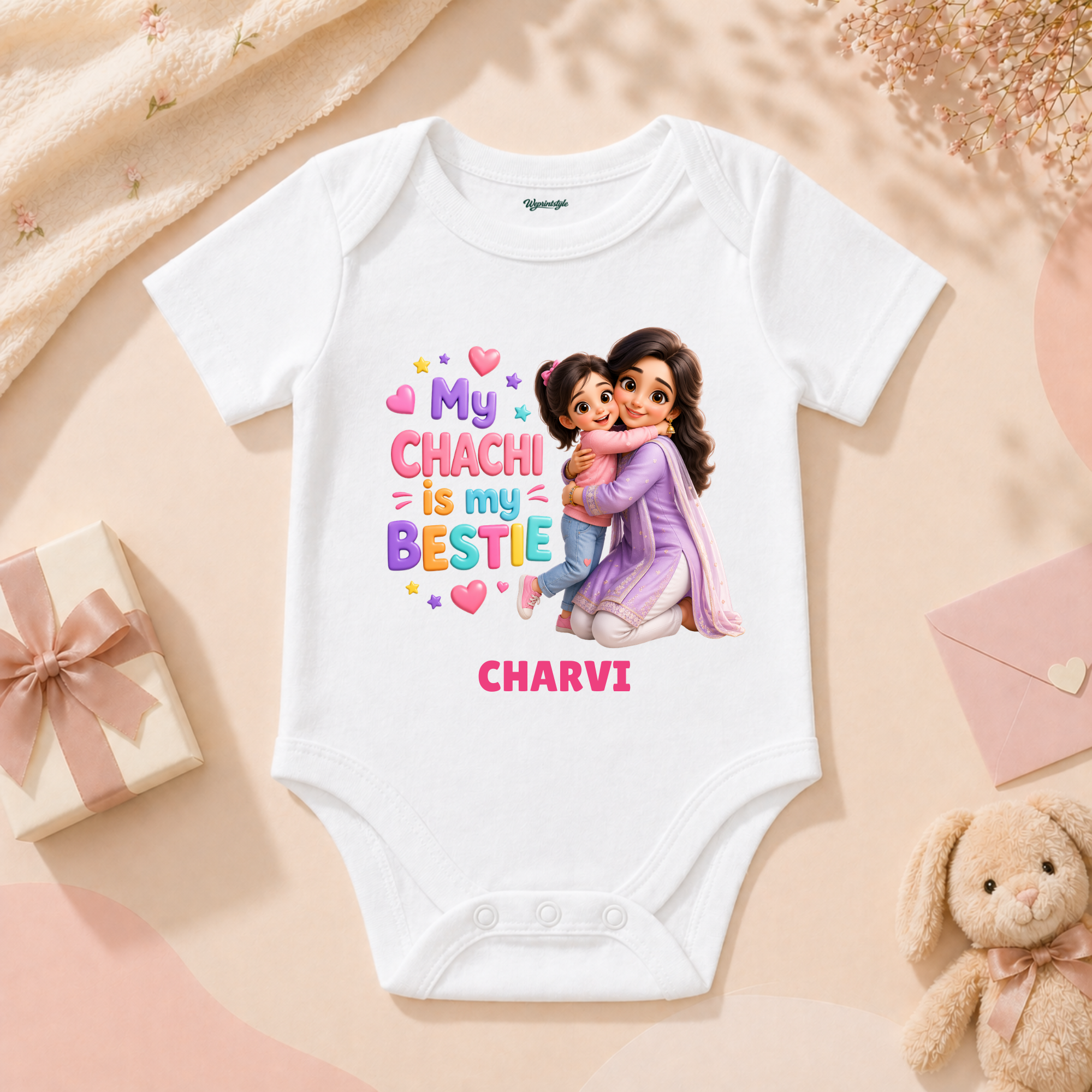 Adorable My Chachi Is My Bestie Baby