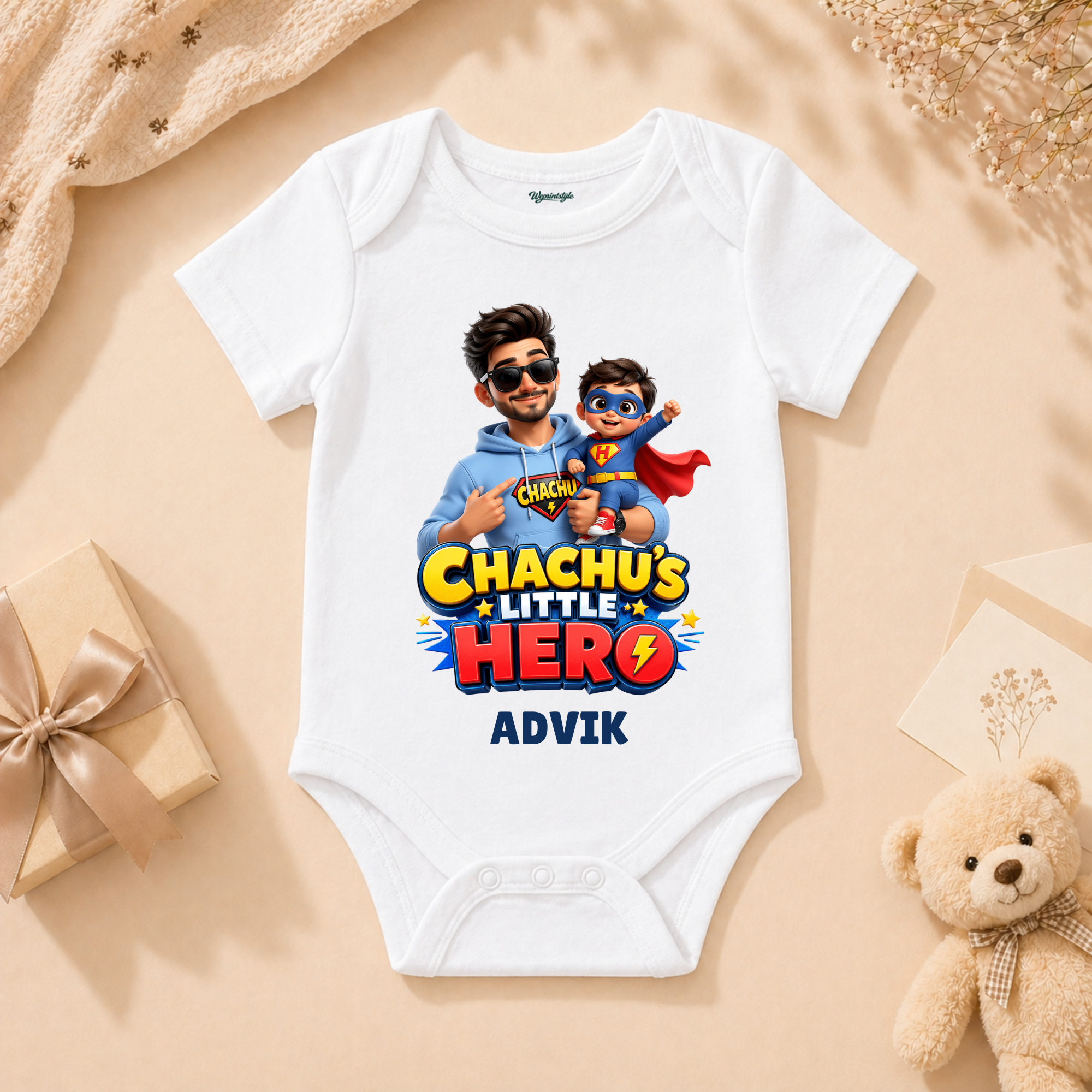 Chachu’s Little Hero Adorable Baby Boy Superpower Fun