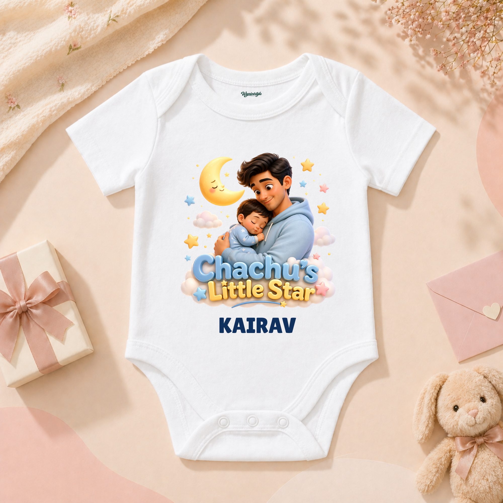 Chachu’s Little Star Adorable Baby Boy With Moon And Stars