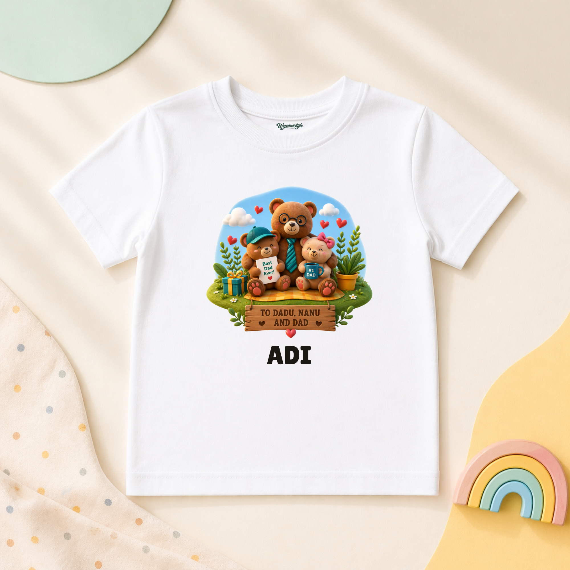 BEST DAD EVER BEAR TEE