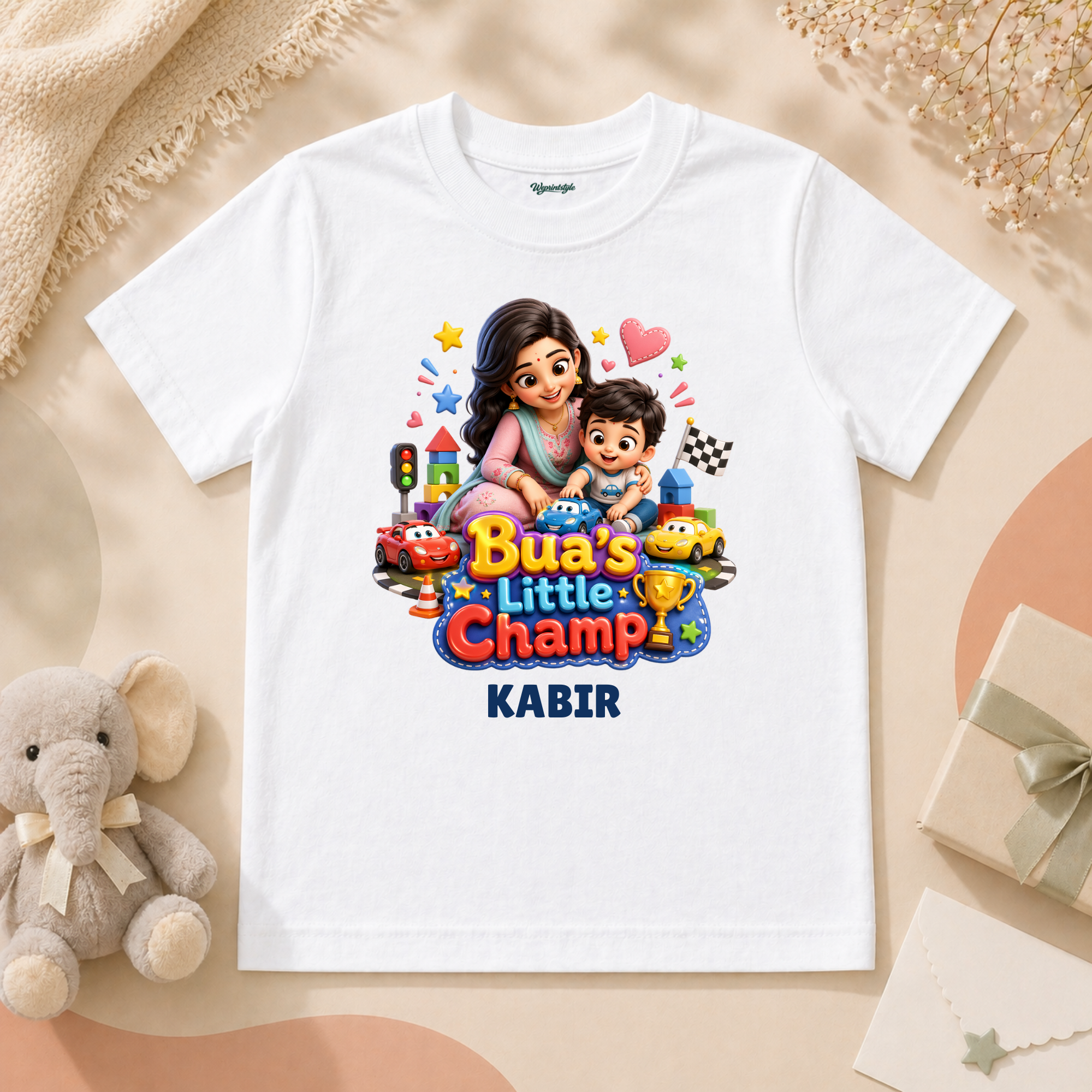 Bua’s Little Champ Adorable Baby Boy With Cars And Playful