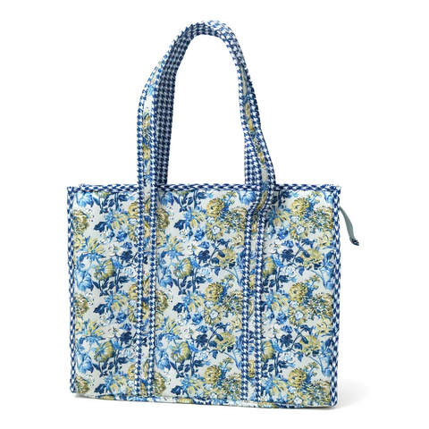 MOSSY MEADOW BLOOM PRINT SMALL TOTE BAG