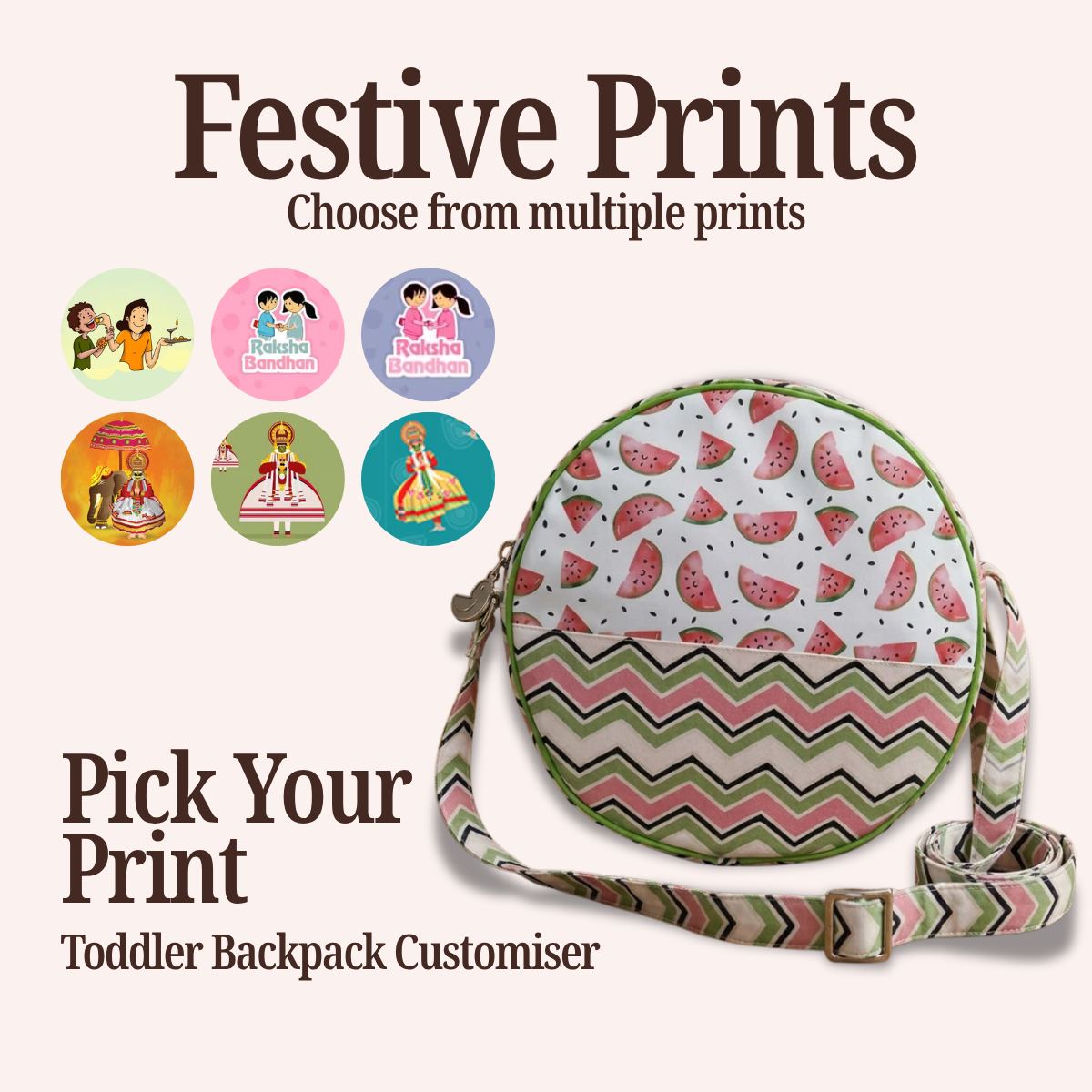 FESTIVE TODDLER BACKPACK  Customiser