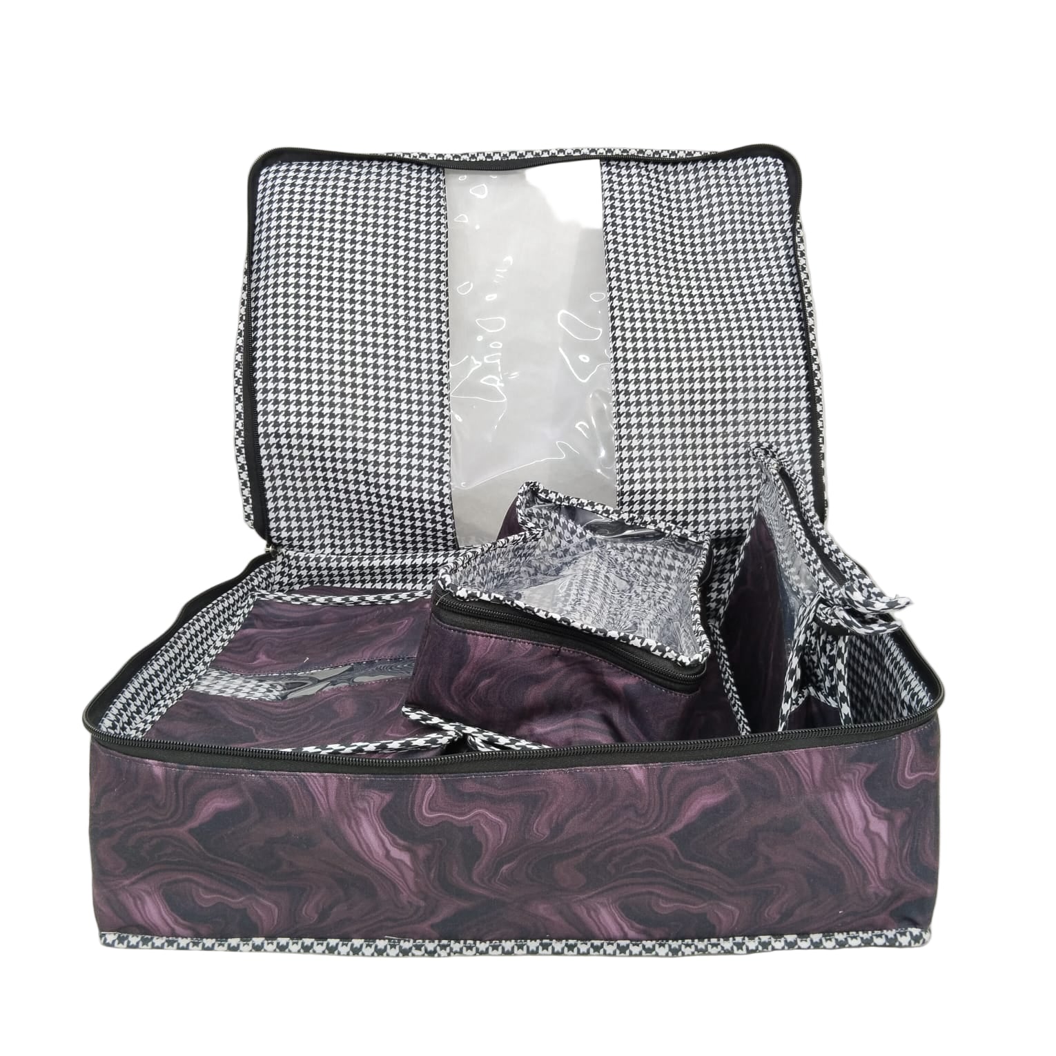PLUM MARBLE PRINT BRIDAL ESSENTIAL PACK