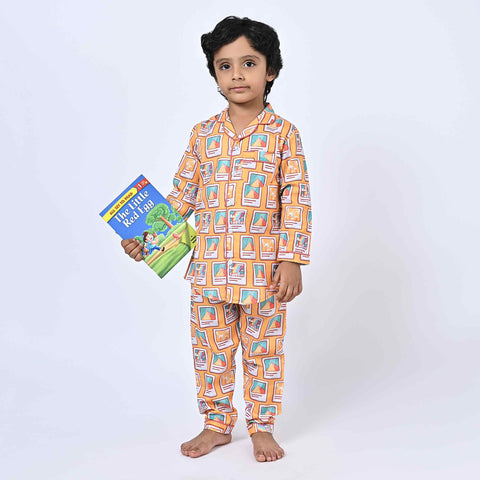 Resort Printed Kids Night Suit