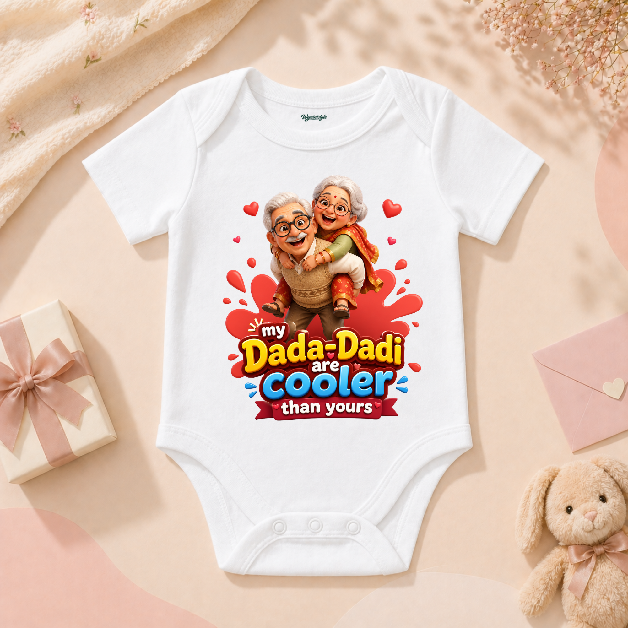 My Dada Dadi Are Cooler Than Yours Cute Grandparents Love Baby