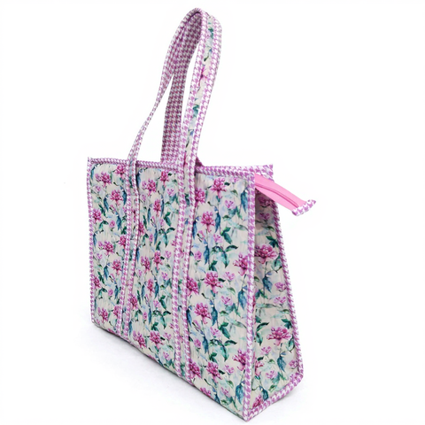 LAGOON PALM VISTA PRINT SMALL TOTE BAG