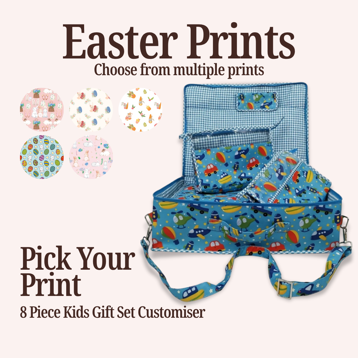 EASTER PRINT 8 PIECE KIDS GIFT CUSTOMISER