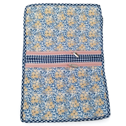 PEACH BLOSSOM FIELD PRINT MAXSTOR TOILETRY BAG