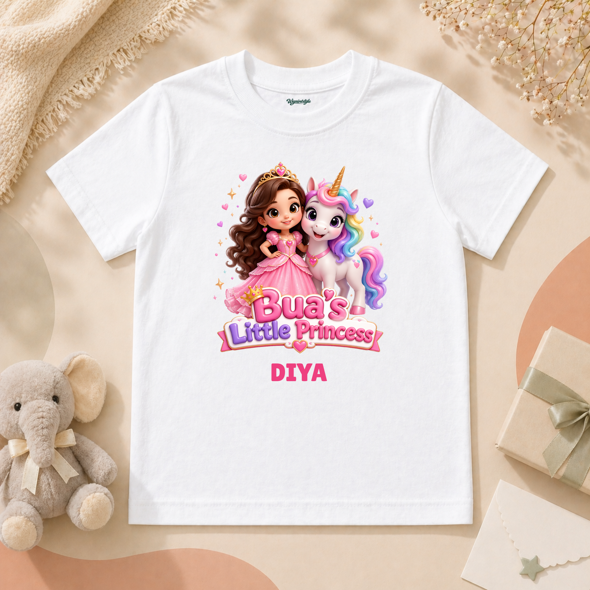 Bua’s Little Princess Unicorn Magic Theme With Cute Baby Girl Fantasy Love