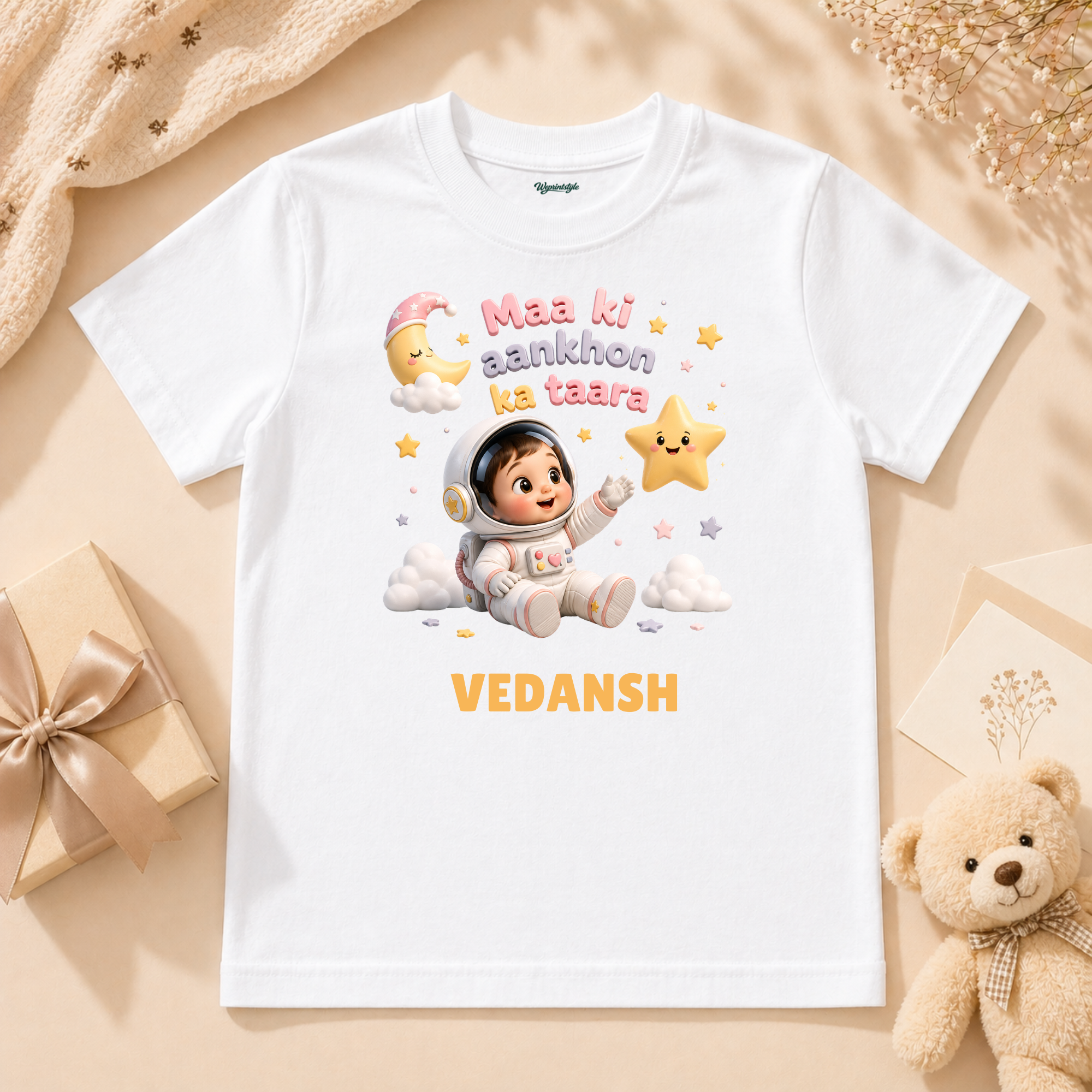 Maa Ki Aankhon Ka Taara Cute Space Theme Baby