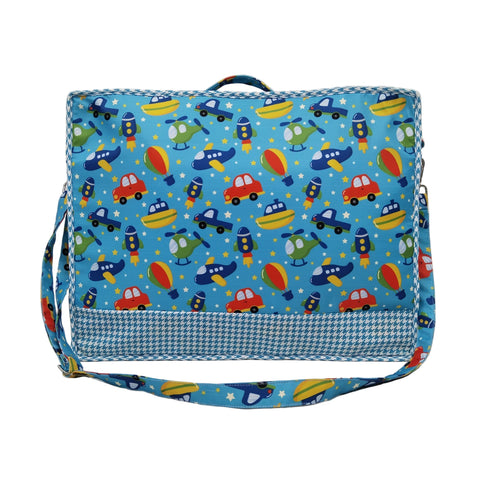 BLUE SKY TRAFFIC PRINT 8 PIECE KIDS GIFT SET