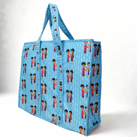 BHAI BEHAN VIBE PRINT Everyday Tote