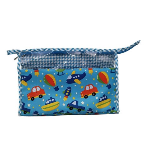 BLUE SKY TRAFFIC PRINT 8 PIECE KIDS GIFT SET