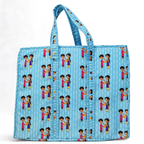 FESTIVE PRINT TOTE BAG CUSTOMISER