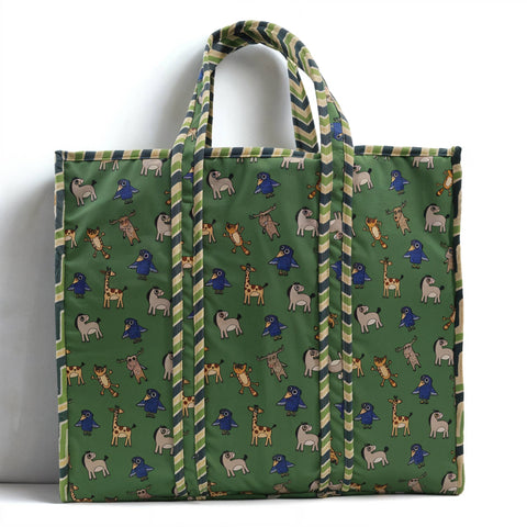 FOREST FRIENDS PRINT Everyday Tote