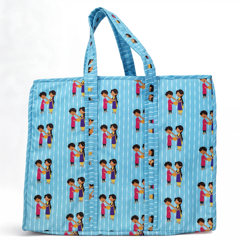 BHAI BEHAN VIBE PRINT Everyday Tote