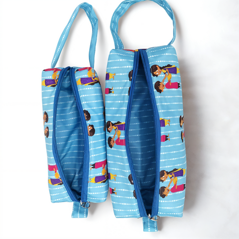 BHAI BEHAN VIBE Print Small Duo Pouch Set
